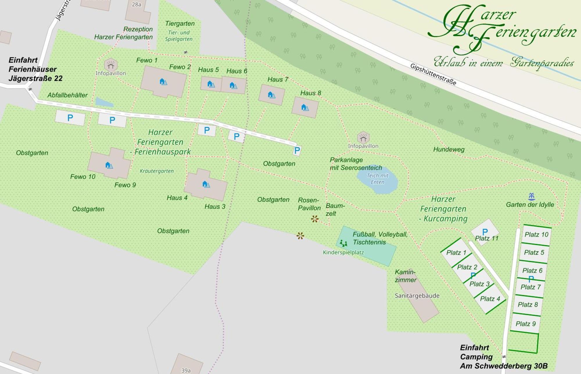 Harzer Feriengarten Кведлинбург Экстерьер фото